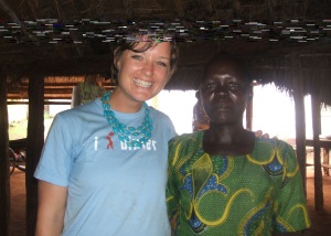 Grace - one of the Women of Hope - with me after the meeting.